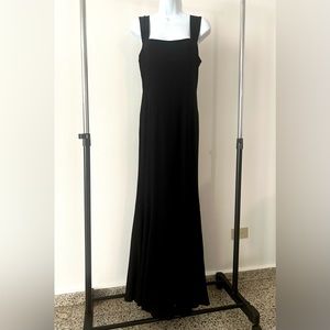 JLUXLABEL Midi Long Black Dress NWOT